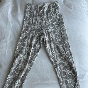 Commando - snakeskin leggings